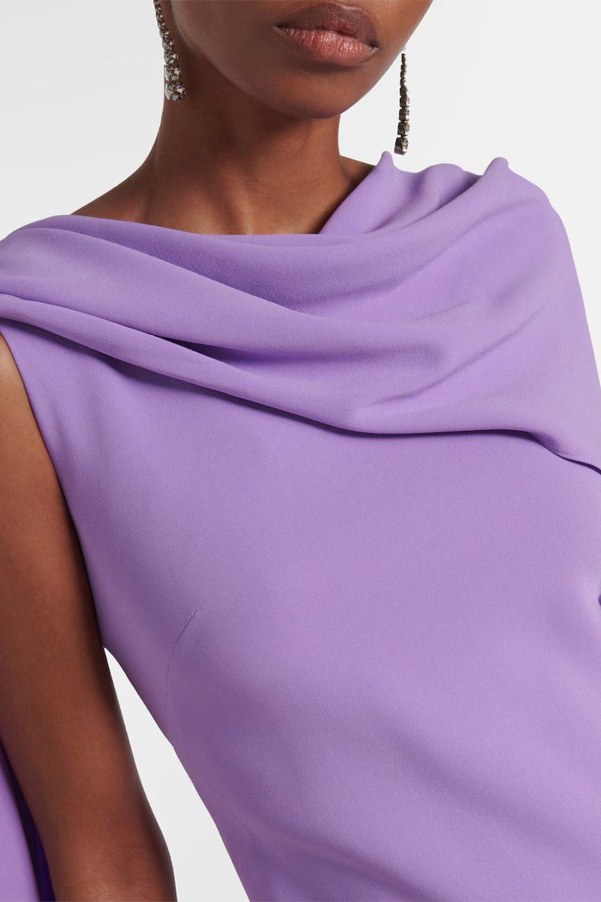 Gypsy Shawl Sleeve Draped Maxi Dress