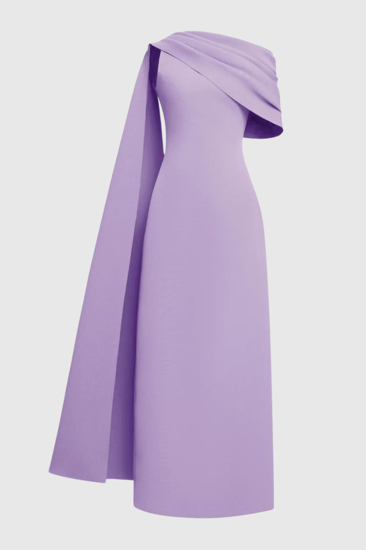 Gypsy Shawl Sleeve Draped Maxi Dress