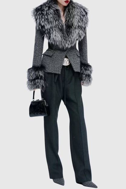Halano Faux Fur Jacket
