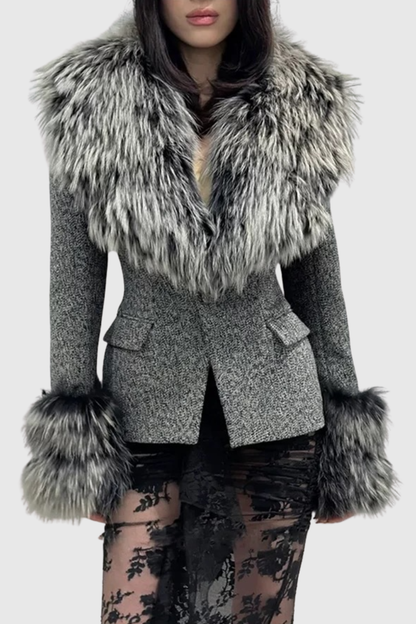 Halano Faux Fur Jacket