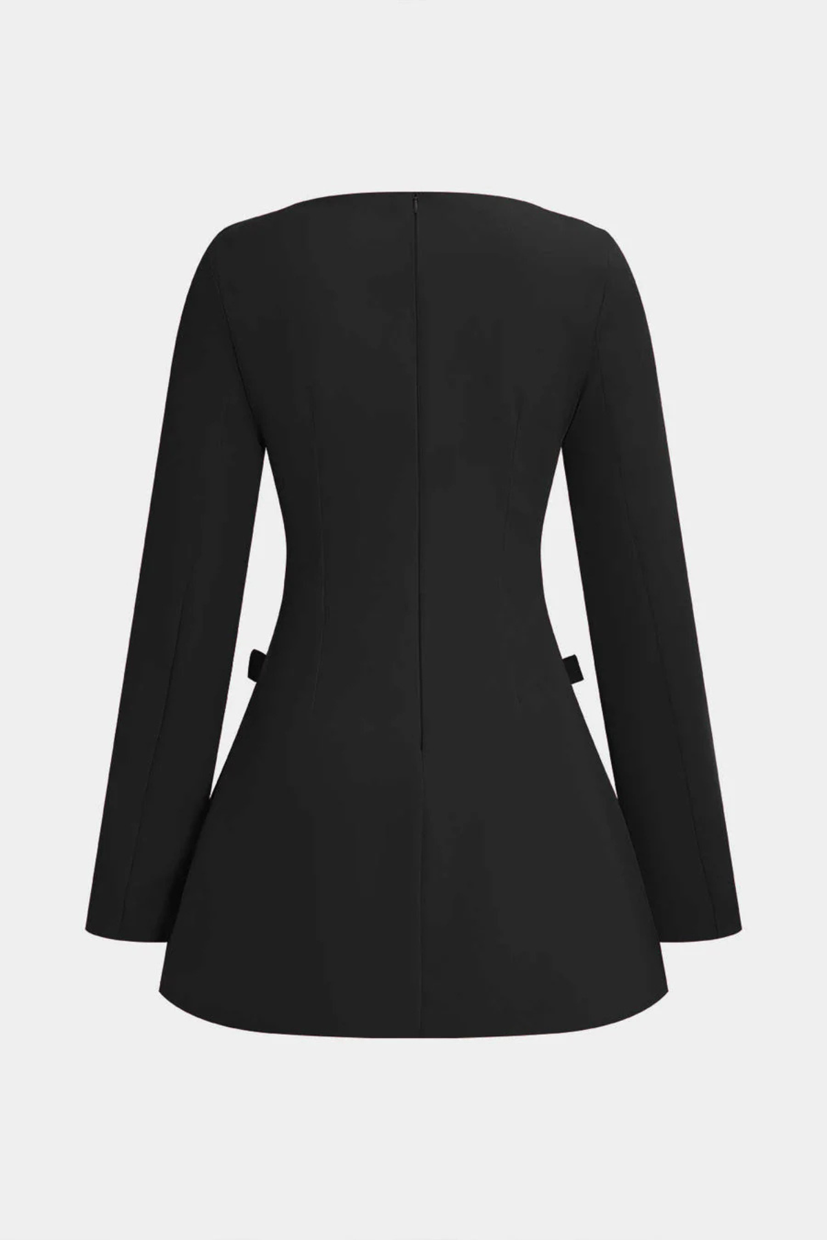 Harriet Bow Embellished Mini Dress - Black
