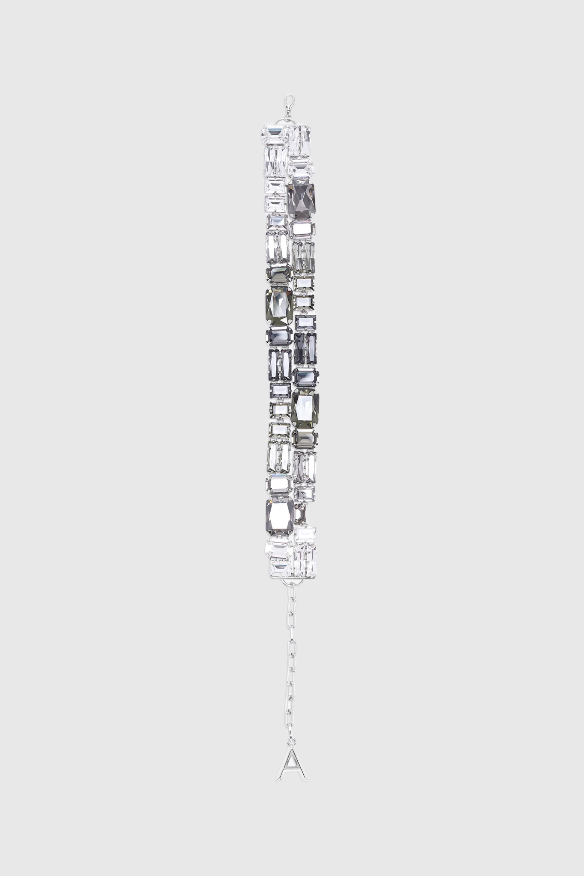 Harvio Crystal Cluster Choker Necklace - Black