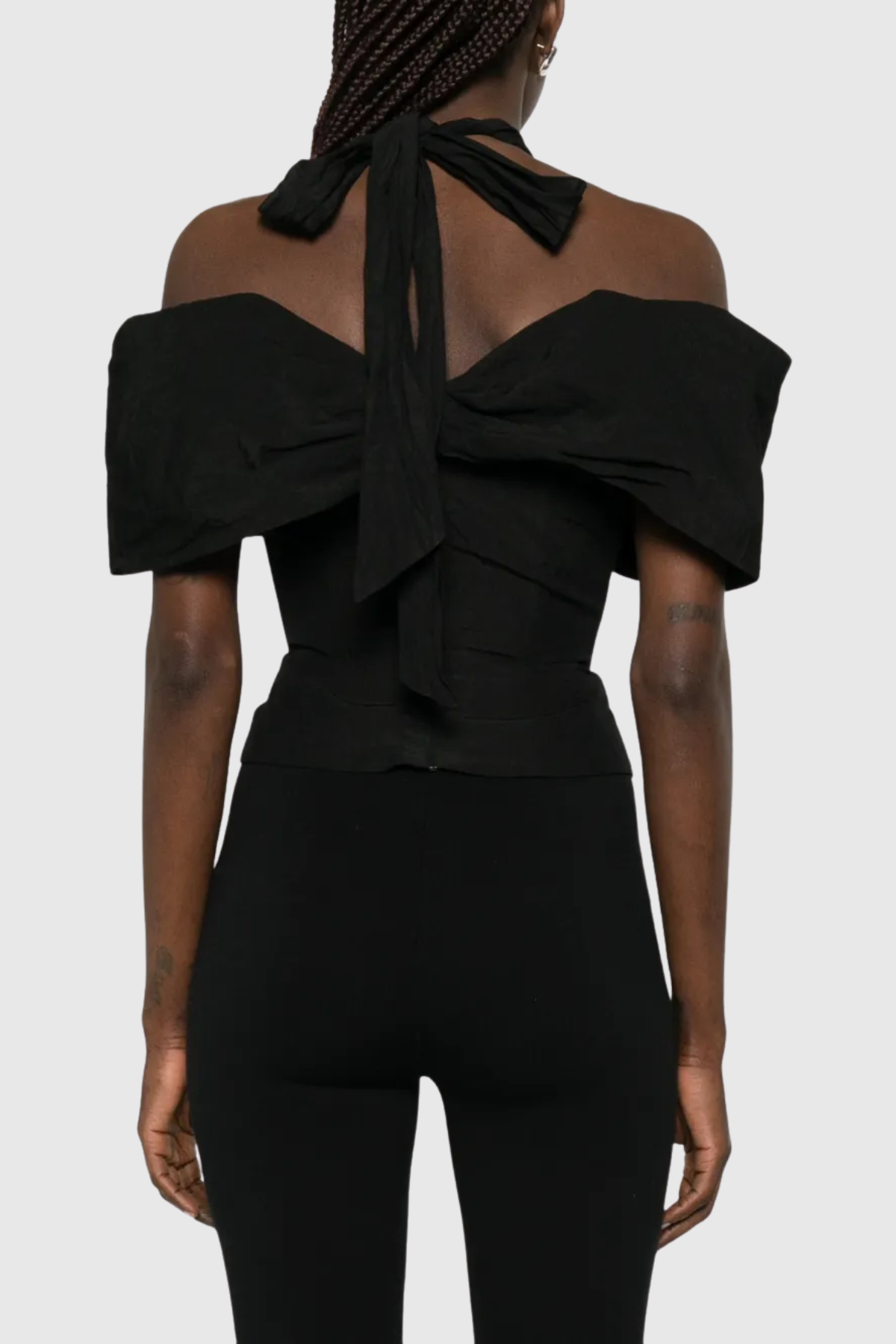 Heathera Off Shoulder Knotted Top
