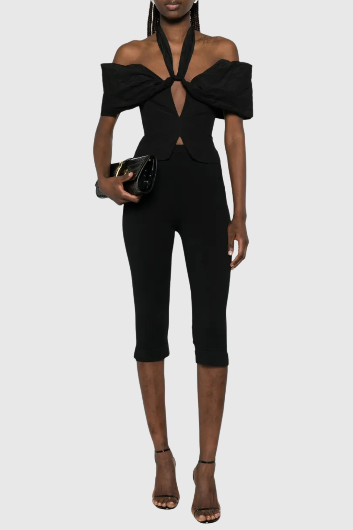 Heathera Off Shoulder Knotted Top