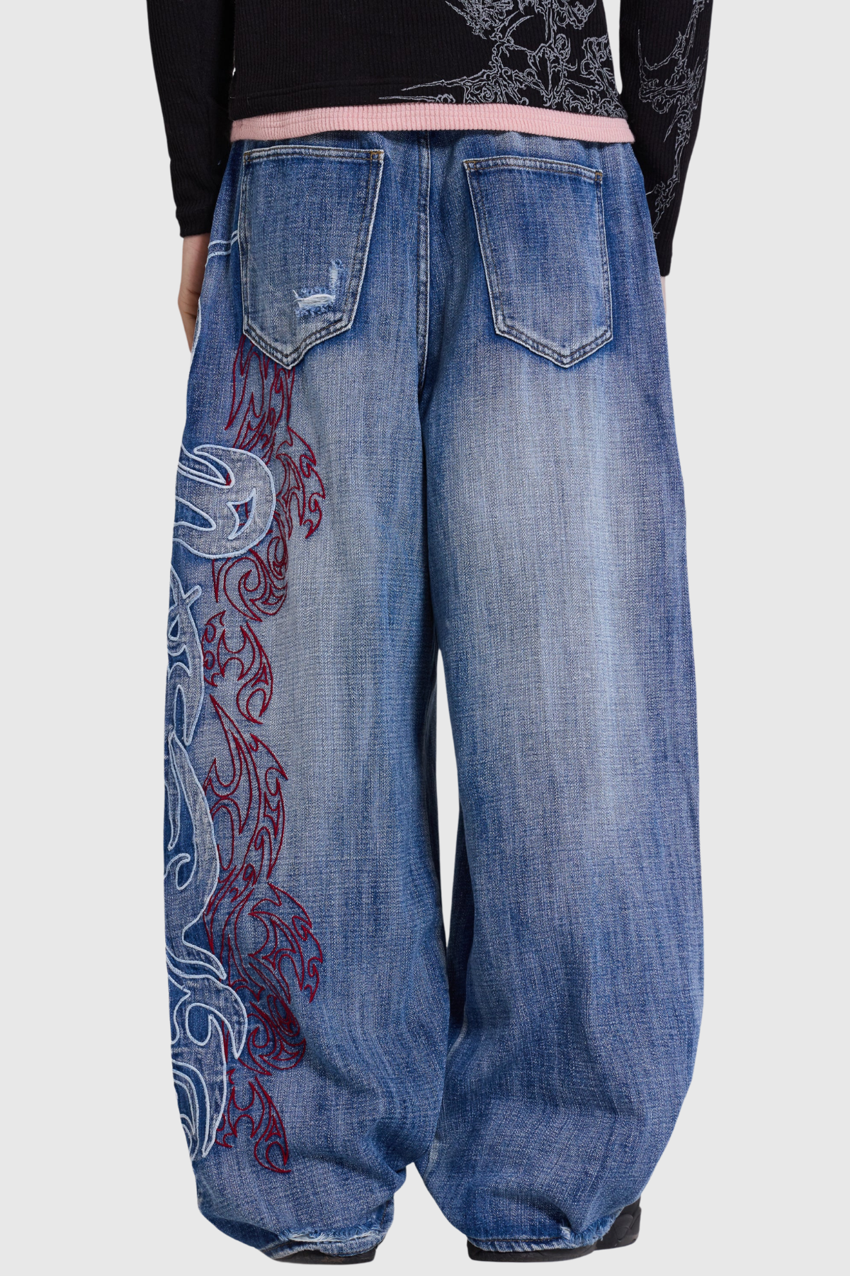 Hemloa Blade Print Colossus Jeans