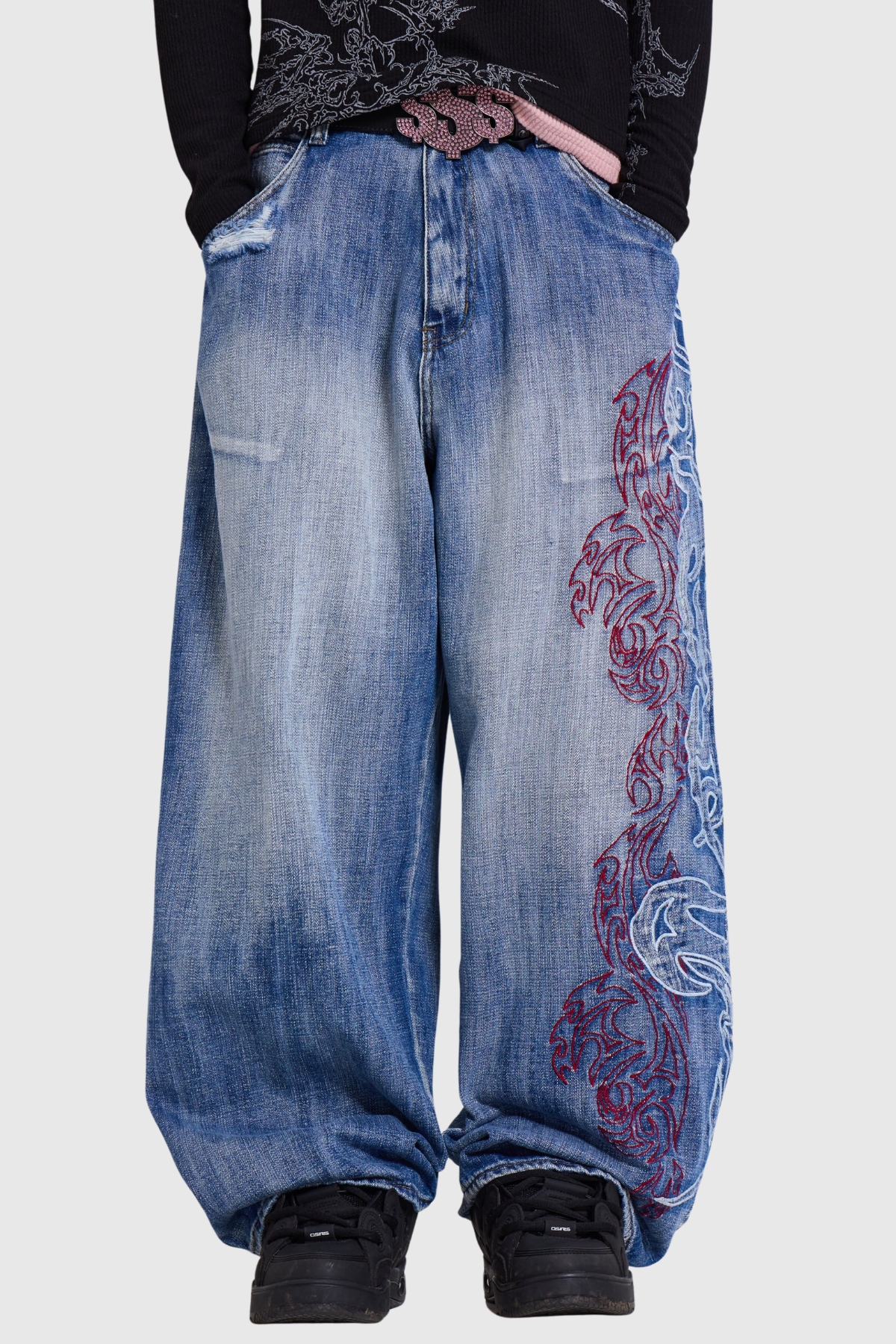 Hemloa Blade Print Colossus Jeans