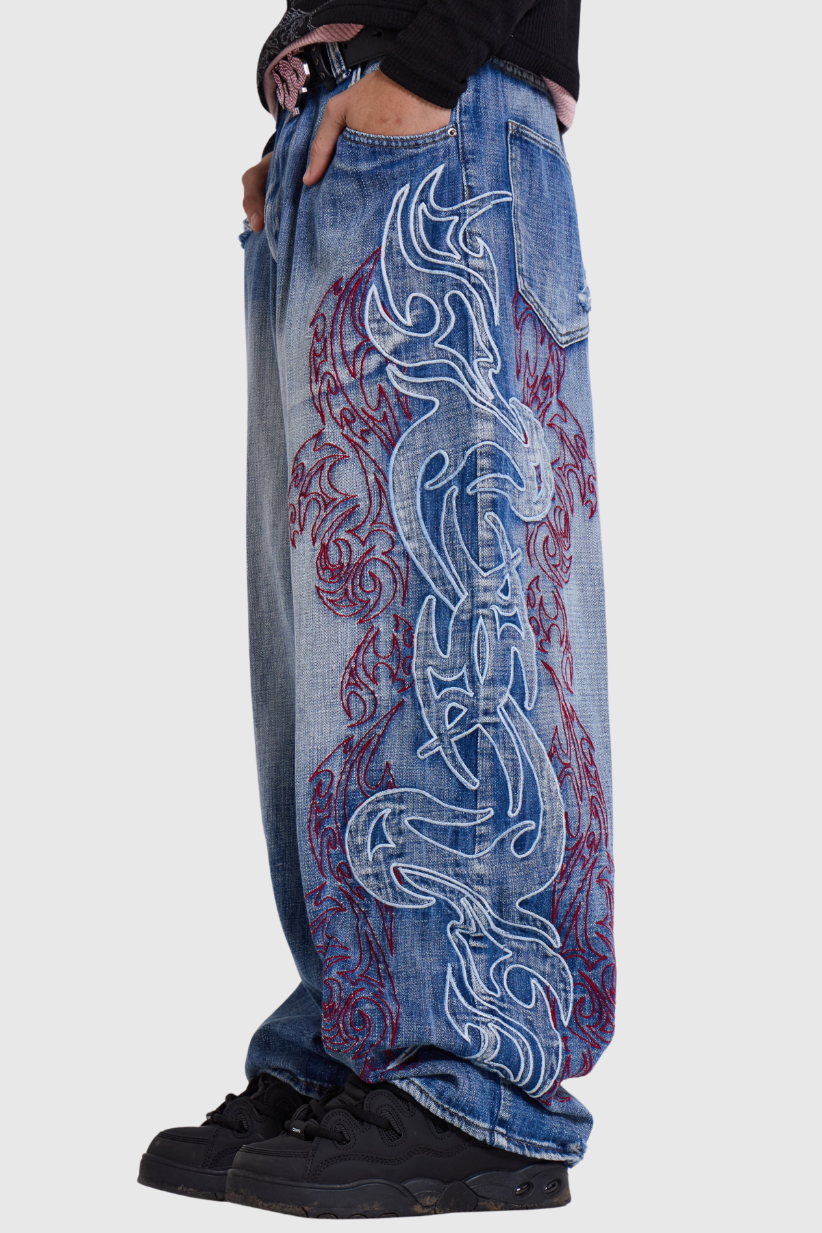 Hemloa Blade Print Colossus Jeans