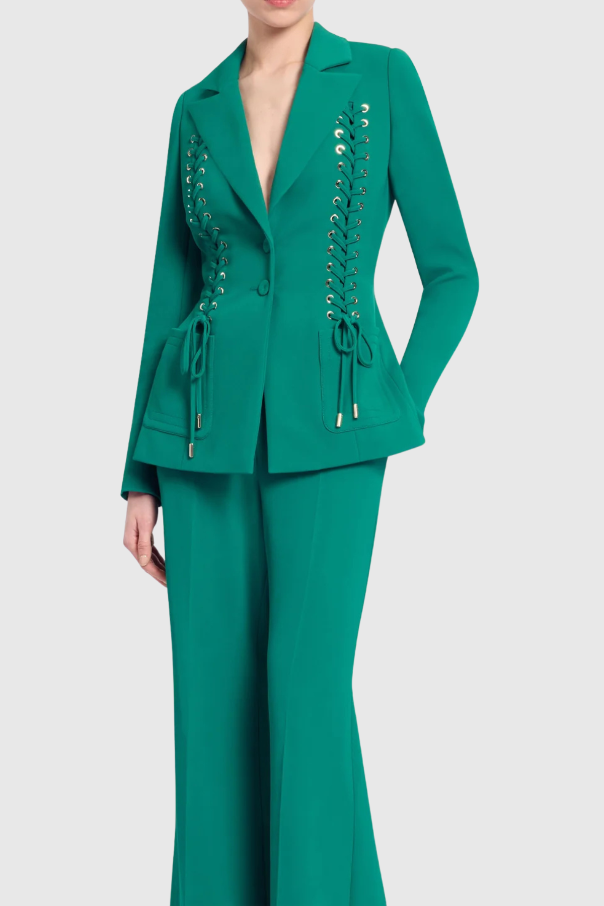 Henrik Lace Up Blazer & Trousers Set