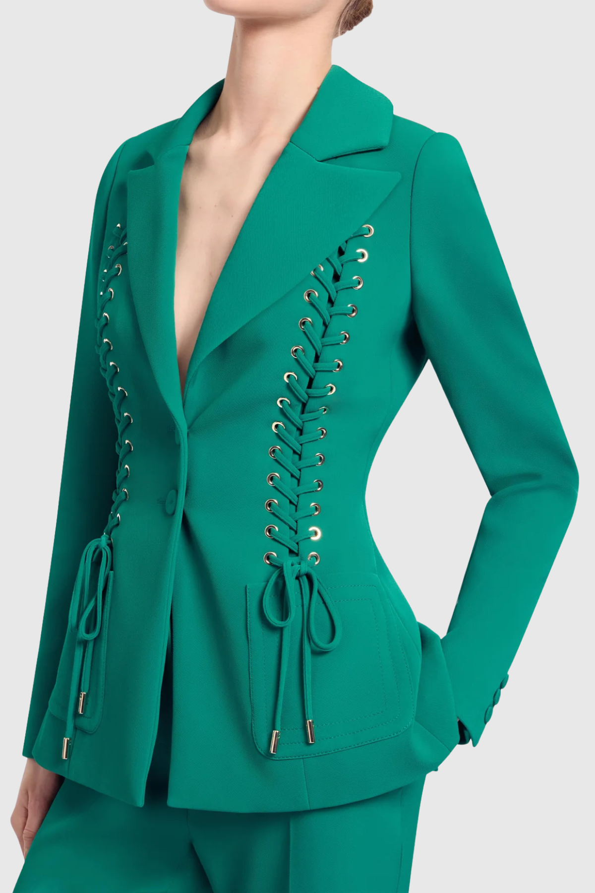 Henrik Lace Up Blazer & Trousers Set