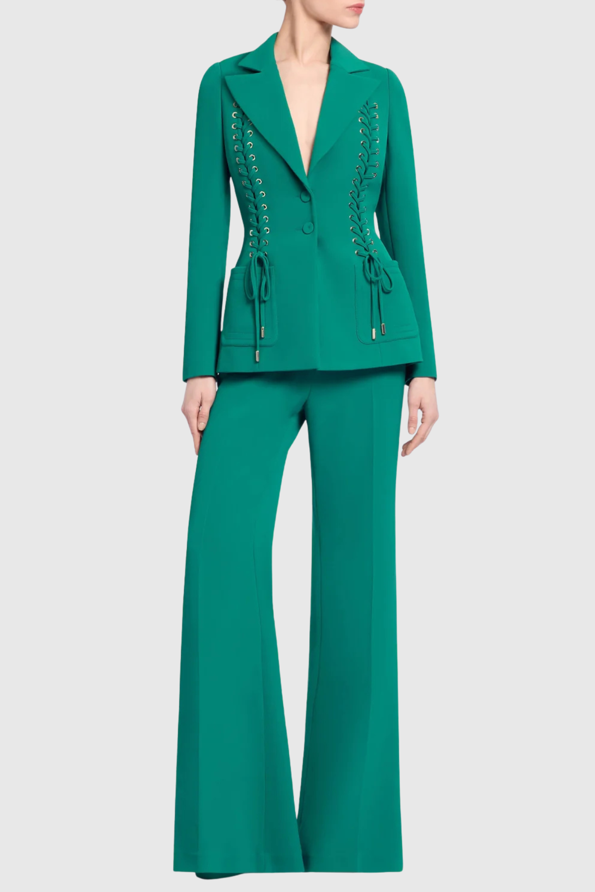 Henrik Lace Up Blazer & Trousers Set