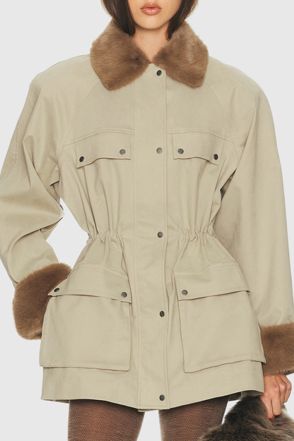 Hersha Faux Fur Jacket