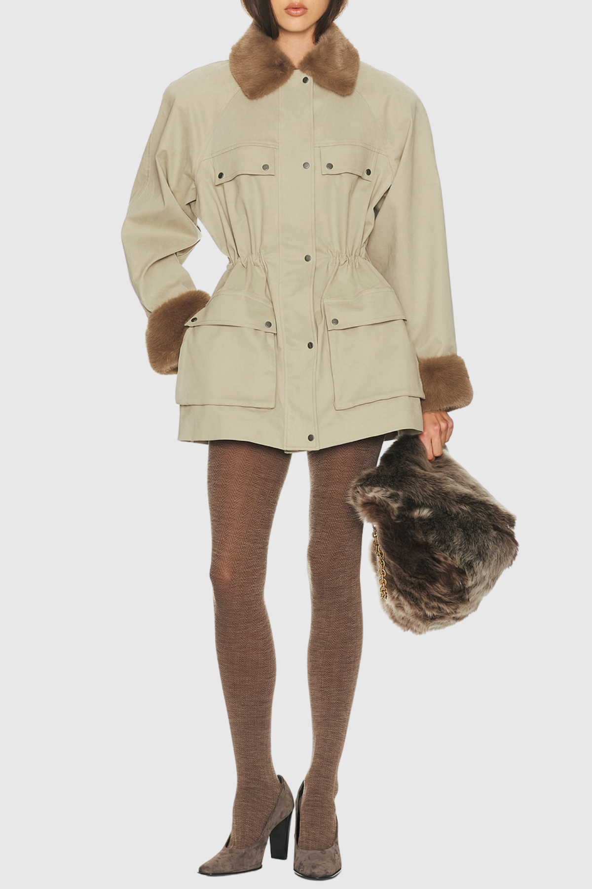 Hersha Faux Fur Jacket