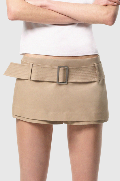 Hloha Belted Mini Skirt