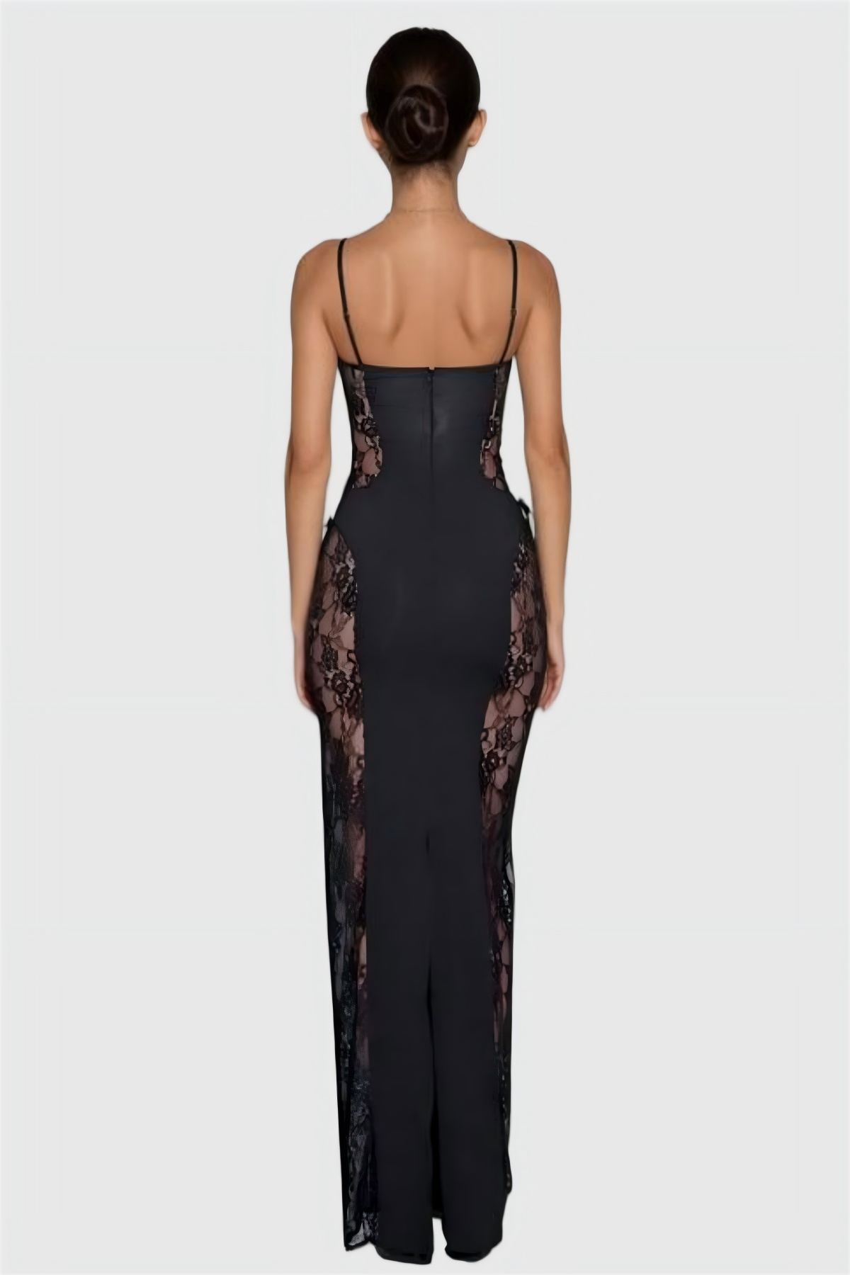 Hosea Lace Patchwork Maxi Dress