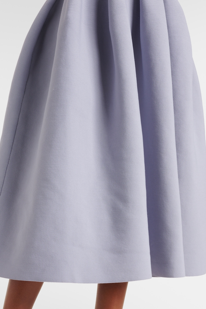 Hoxo Crystal Embellished Knit Midi Dress