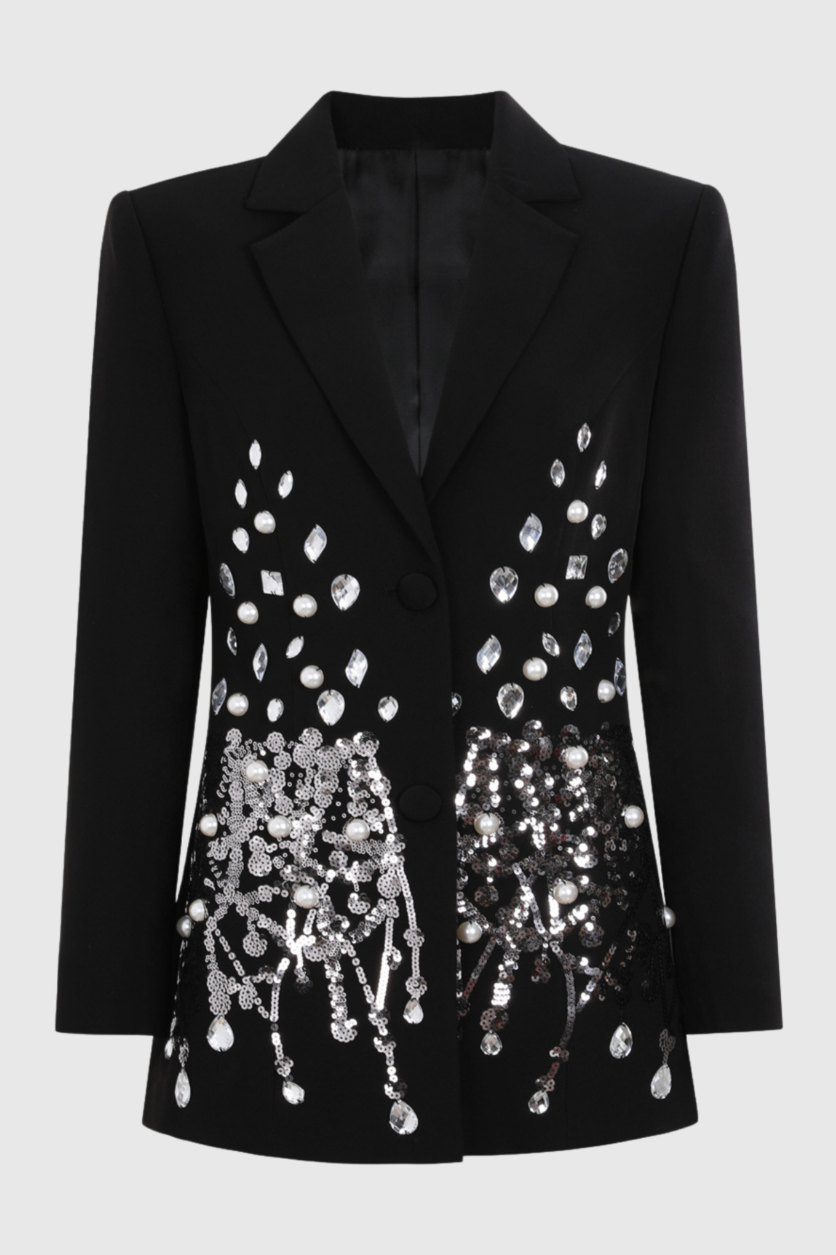 Hoyta Rhinestone Embellished Blazer