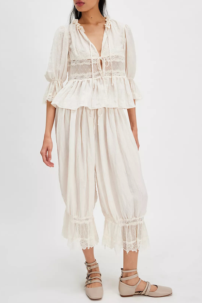 Hugra Lace Bloomer Pants