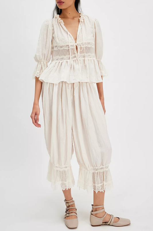 Hugra Lace Bloomer Pants