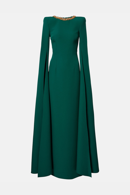 Ianthe Crystal Embellished Maxi Dress