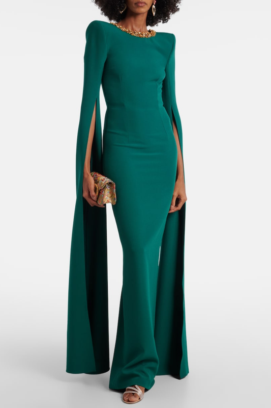 Ianthe Crystal Embellished Maxi Dress