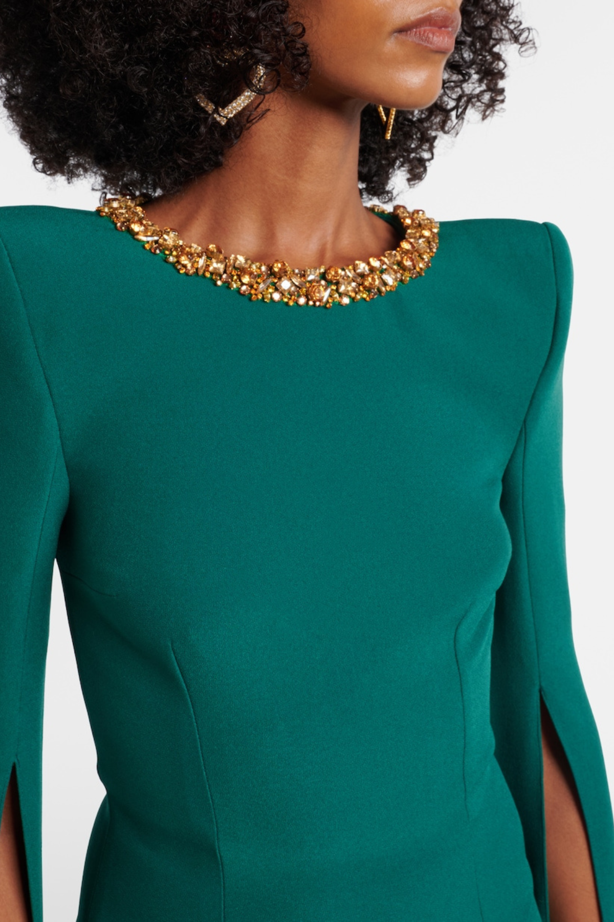 Ianthe Crystal Embellished Maxi Dress