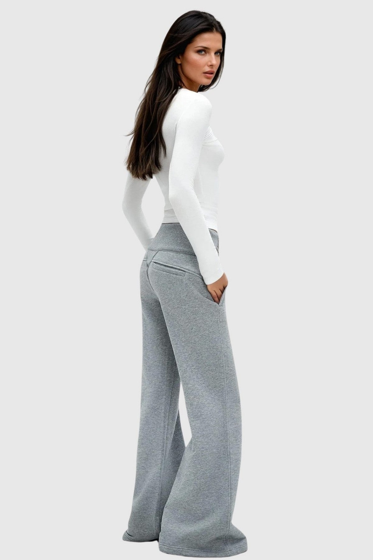 Idona Straight Sweatpants - Grey