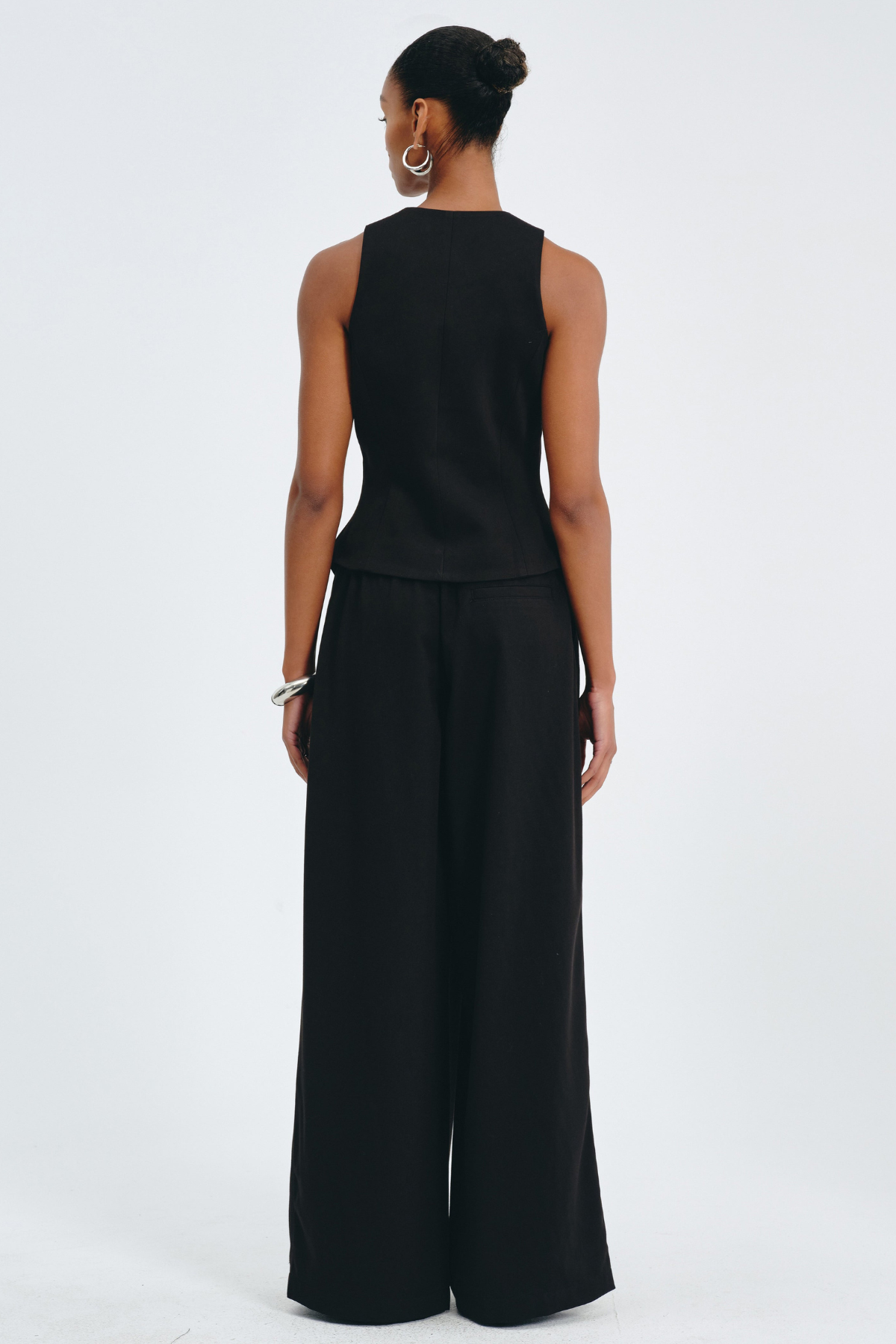 Idrila Vest & Trousers Set - Black