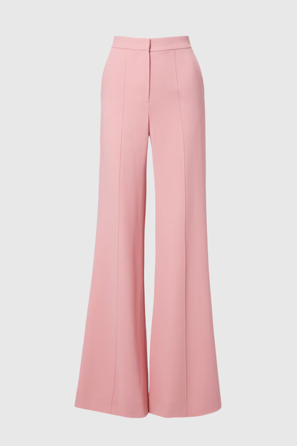 Igoria Floral Appliqué Blazer & Pants Set - Pink