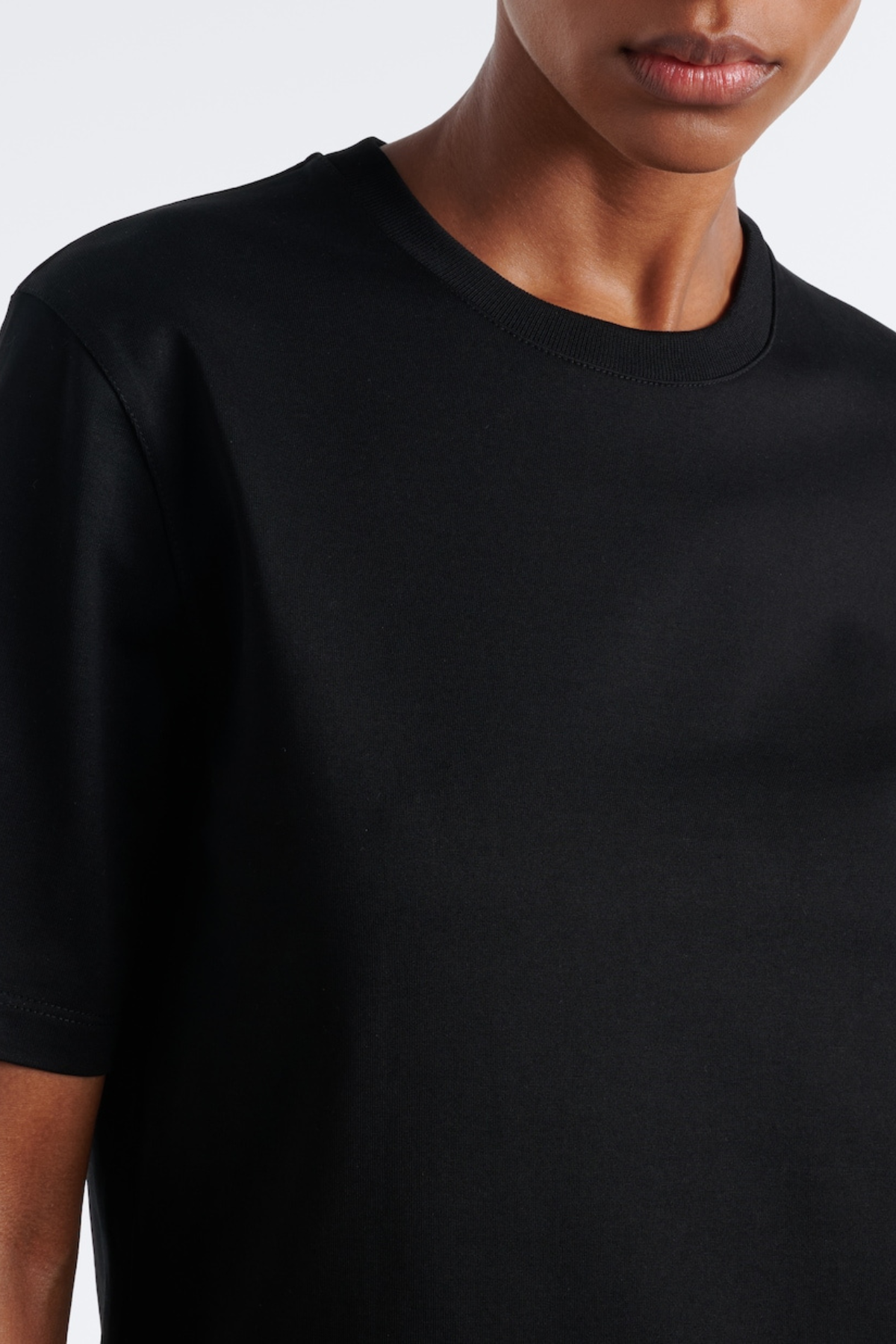 Iisara Peplum T-shirt - Black