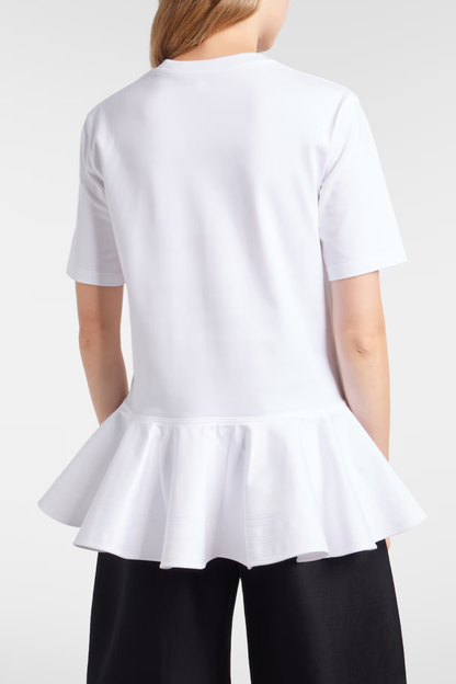 Iisara Peplum T-shirt - White
