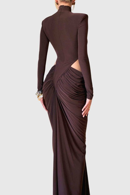 Ilithya Cutout Draped Maxi Dress