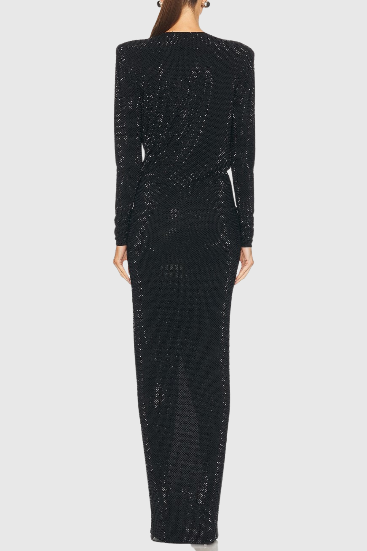 Inara Crystal Embellished Split Maxi Dress