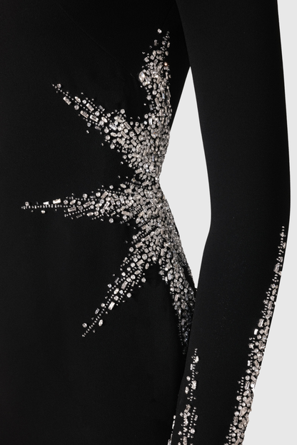 Ines Crystal Embellished Midi Dress
