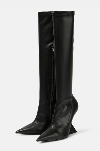Inkaya sculptural Wedge Heel Boots
