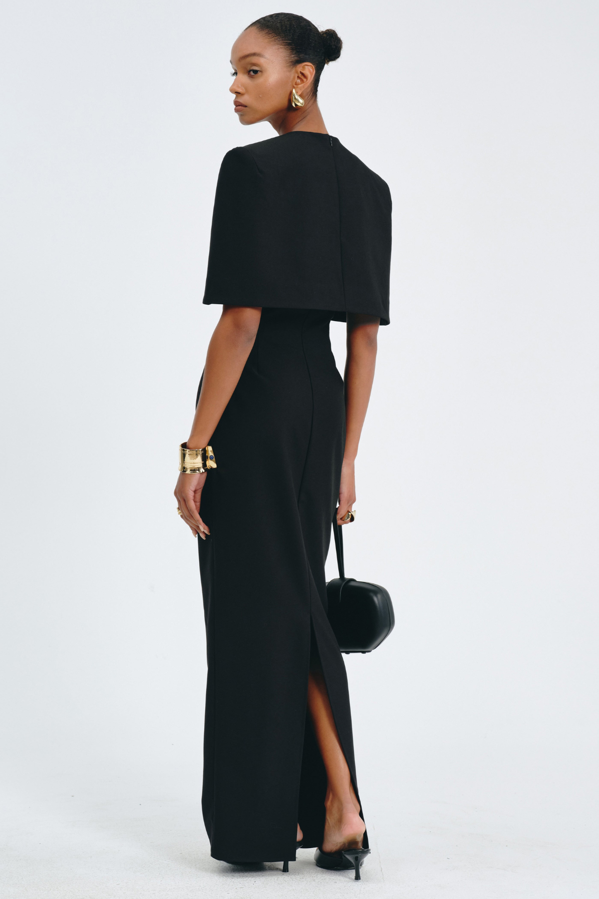 Irauki Cape Maxi Dress Set