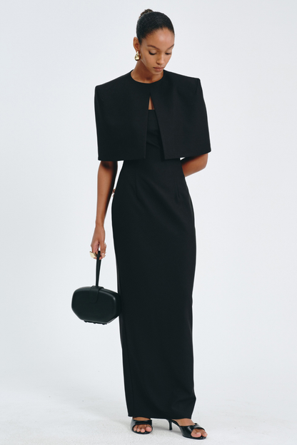 Irauki Cape Maxi Dress Set