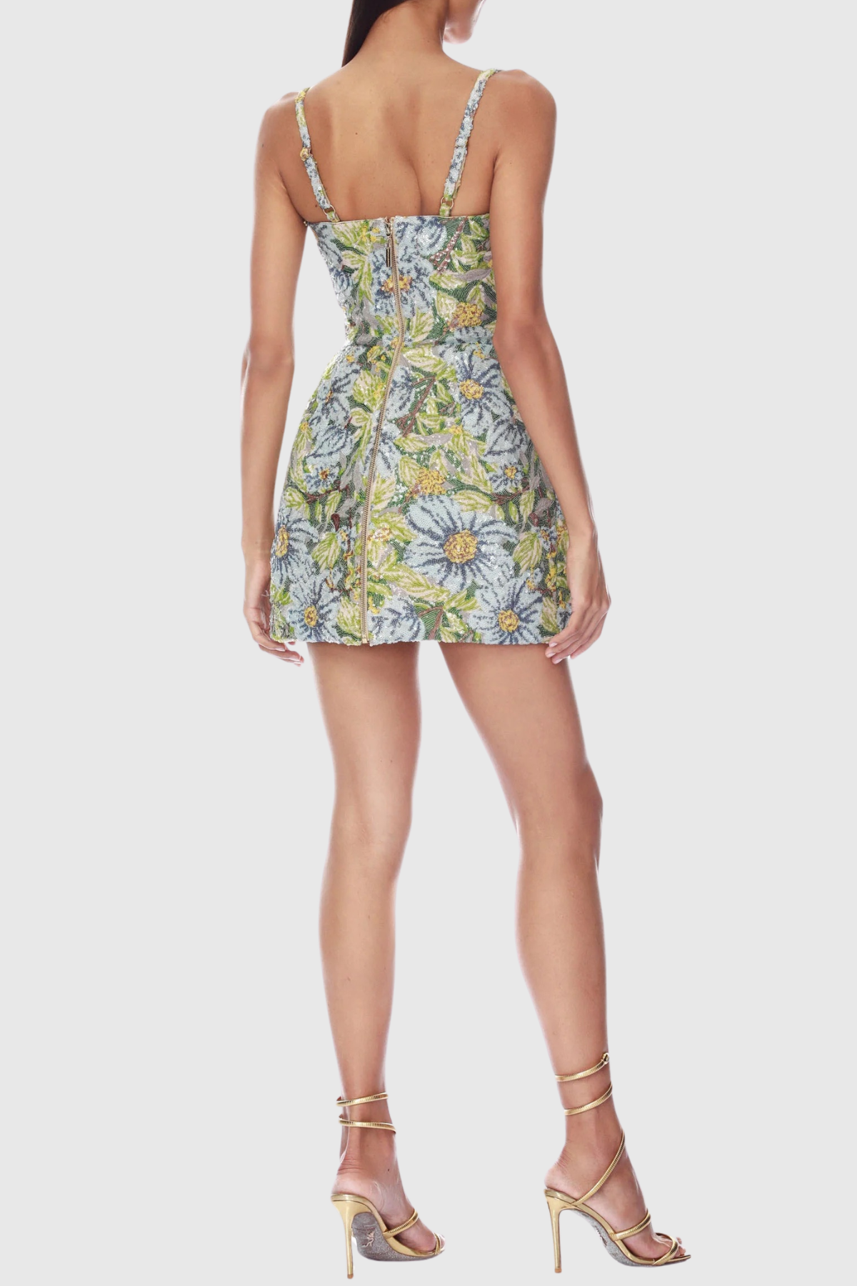 Iriea Floral Jacquard Mini Dress