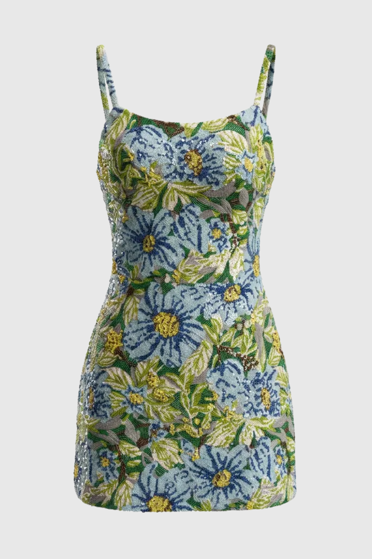 Iriea Floral Jacquard Mini Dress