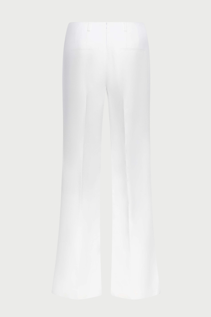 Irma Asymmetric Ruched Top - White