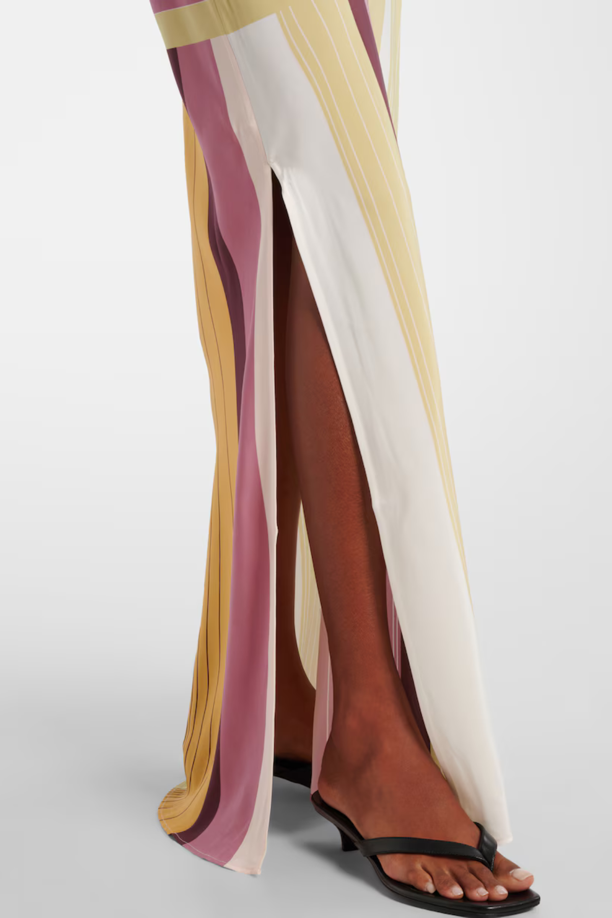 Iyrara Striped Print Maxi Dress