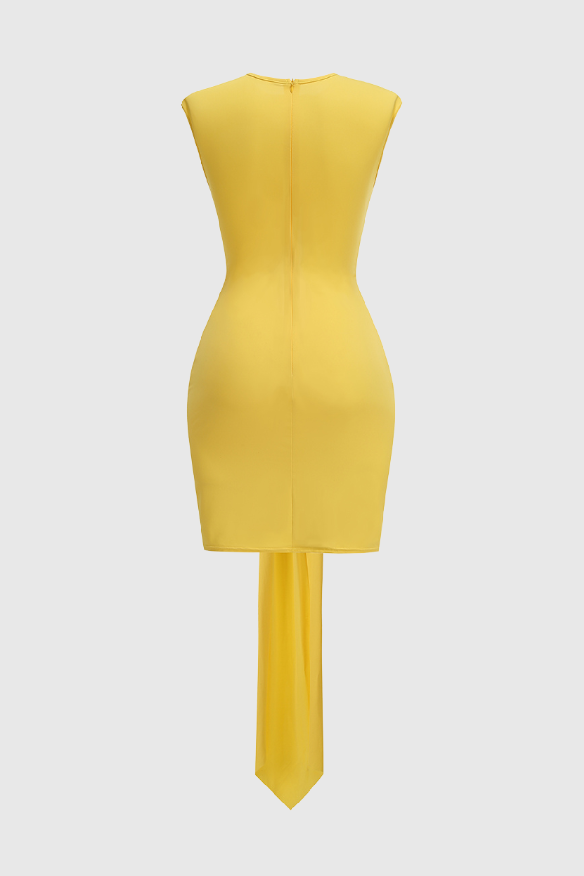 Jadeca Cutout Embellished Ruched Mini Dress