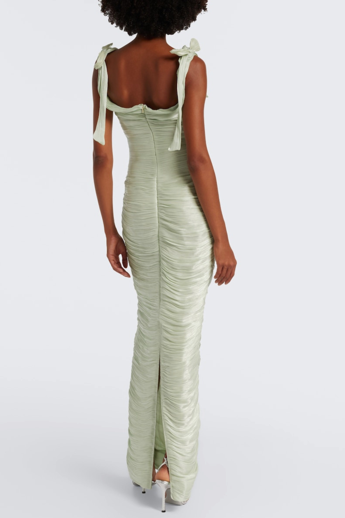 Jafje Draped Maxi Dress - Mint