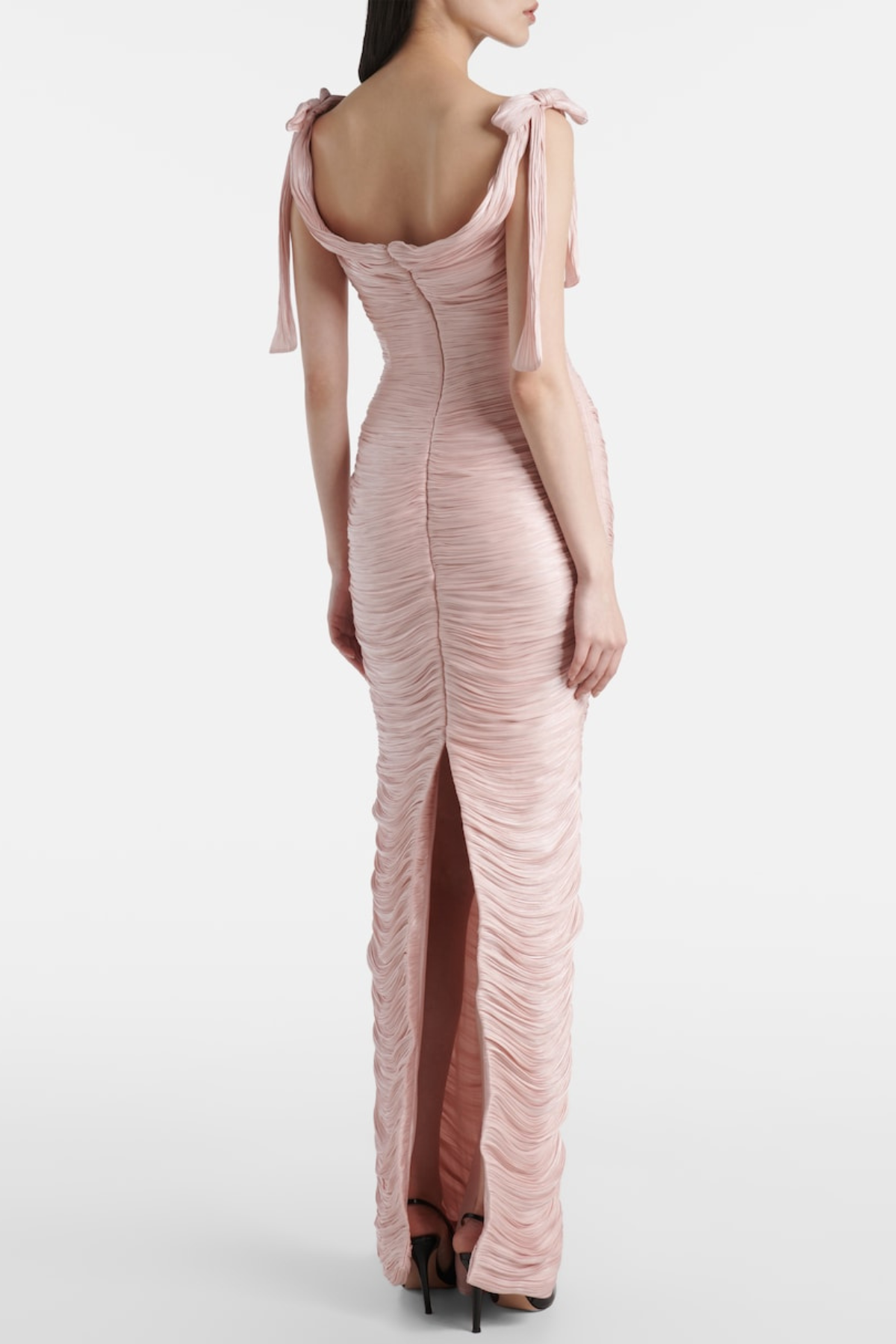 Jafje Draped Maxi Dress - Pink