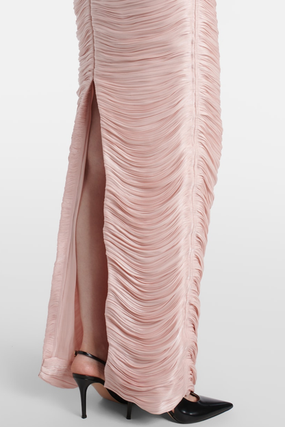 Jafje Draped Maxi Dress - Pink