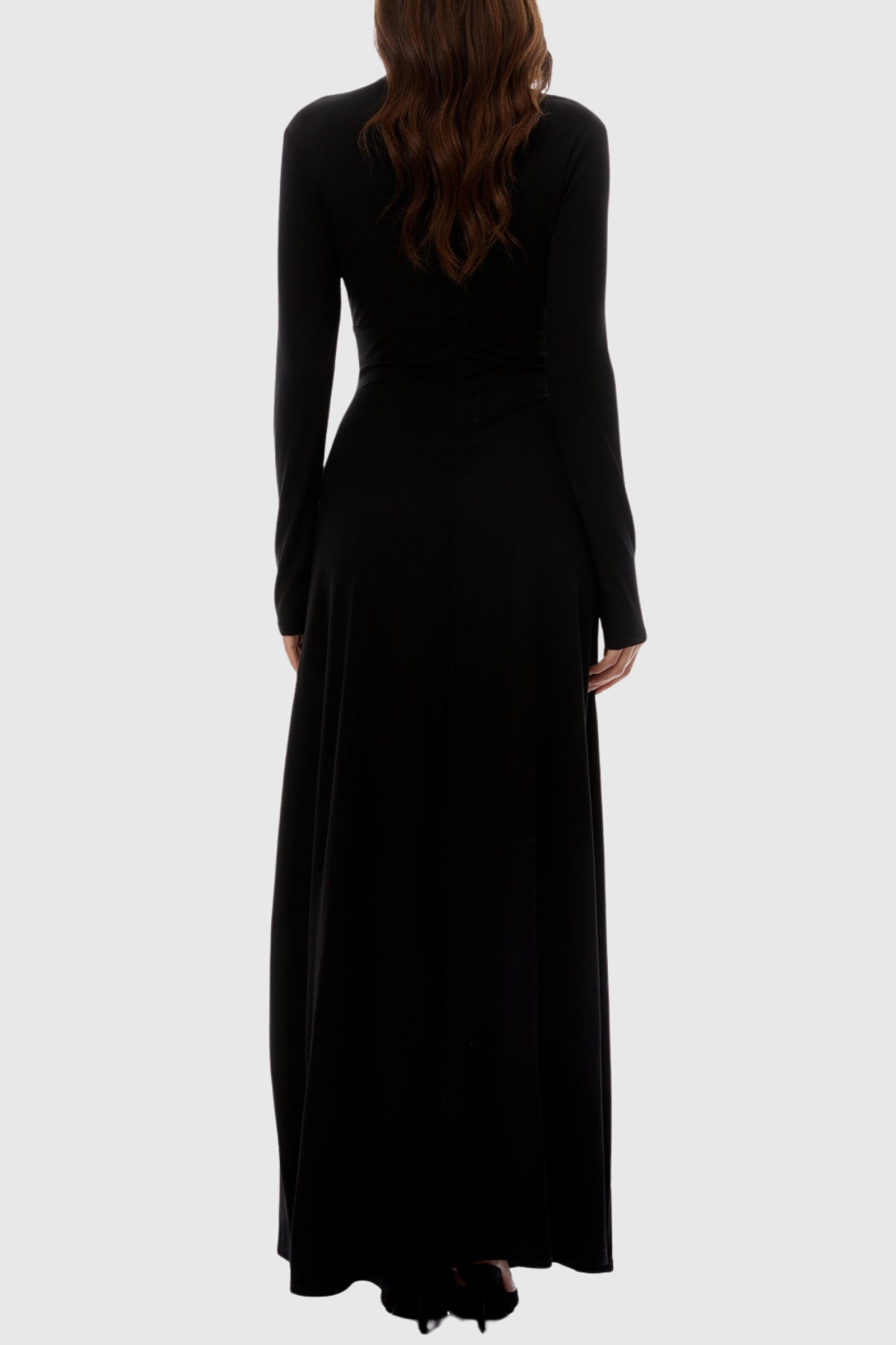 Jakobe Pearl Embellished Ruched Maxi Dress