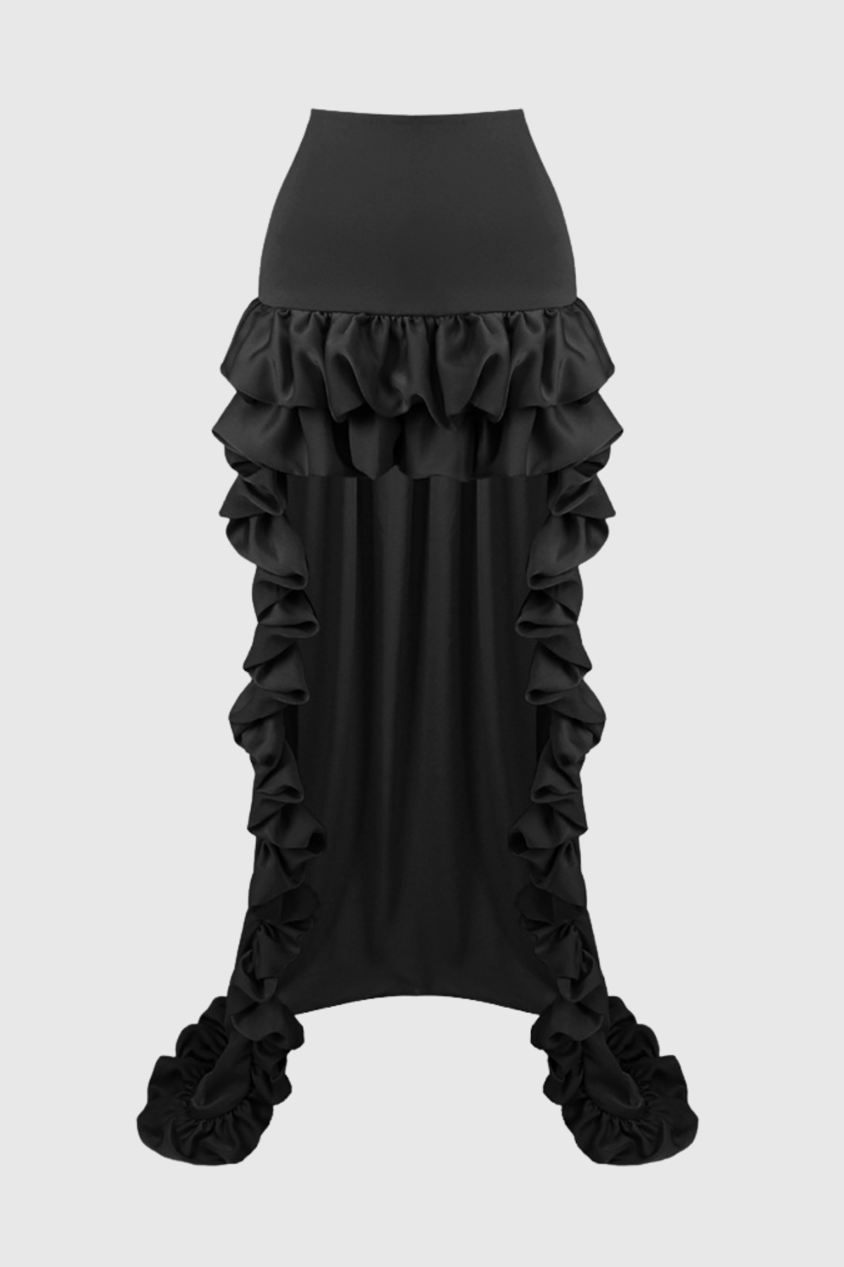 Janice Ruffle Skirt - Black