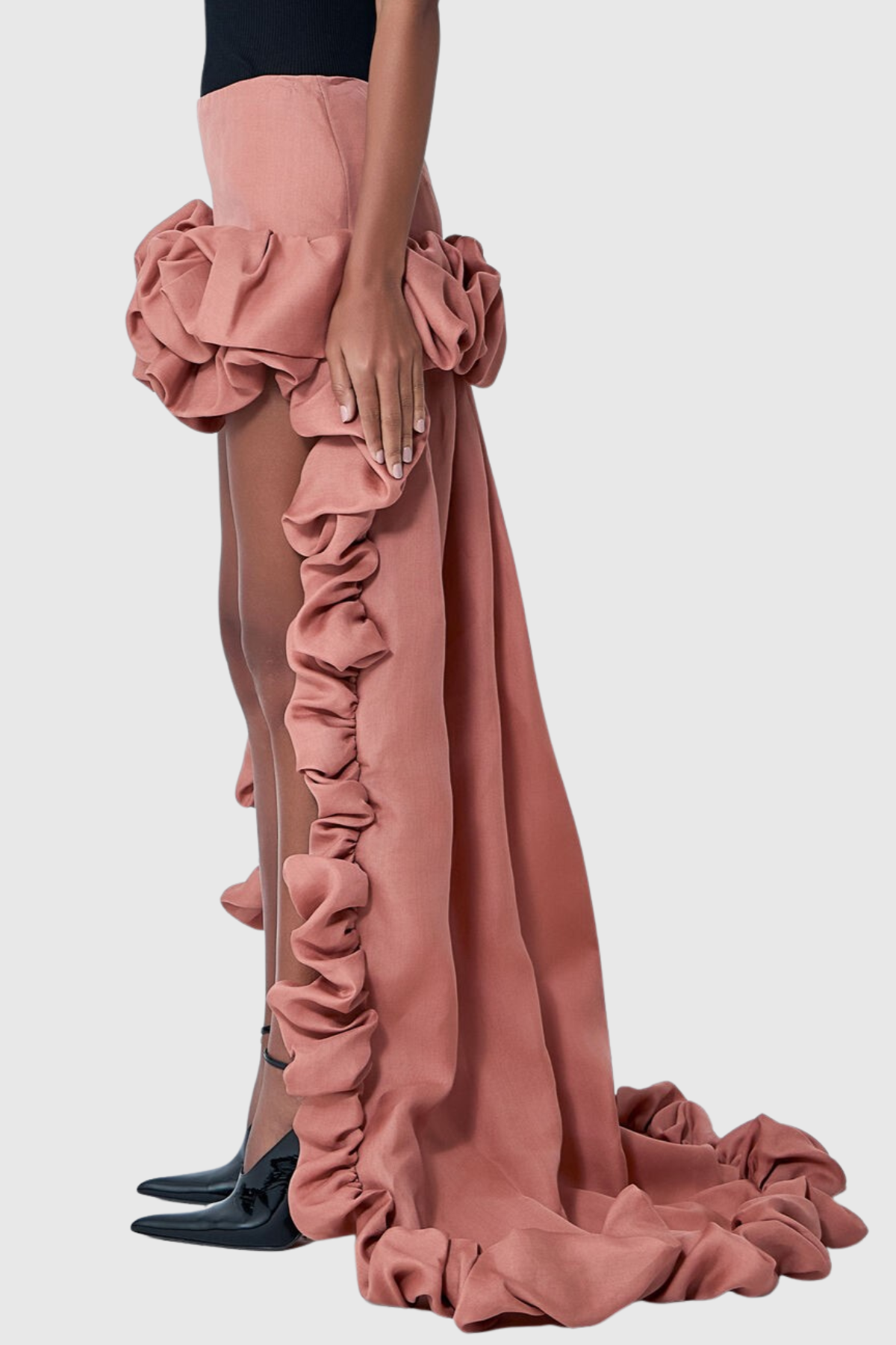 Janice Ruffle Skirt - Pink