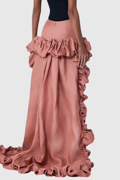 Janice Ruffle Skirt - Pink