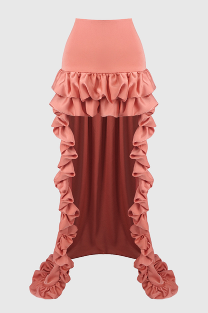Janice Ruffle Skirt - Pink