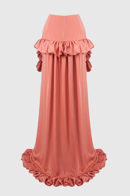 Janice Ruffle Skirt - Pink